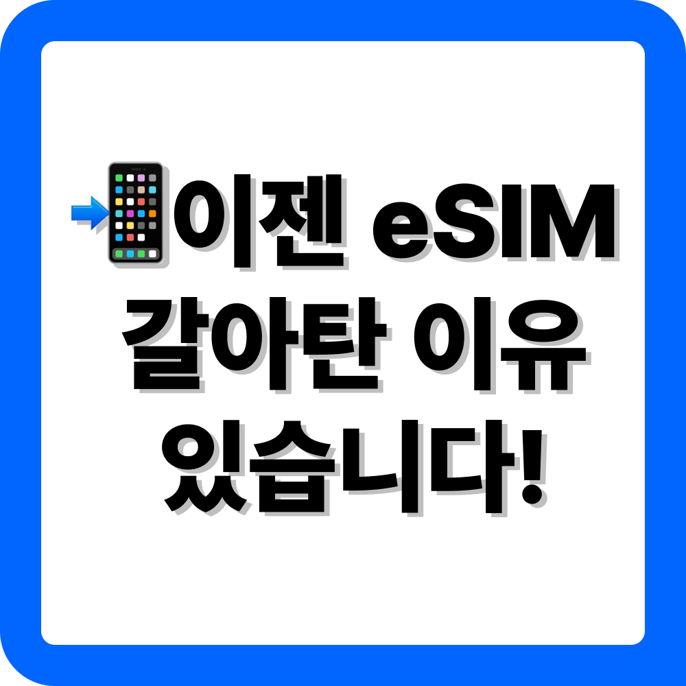 SKT ESIM 변경