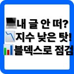 블덱스 2.0 블로그 지수 확인 사이트